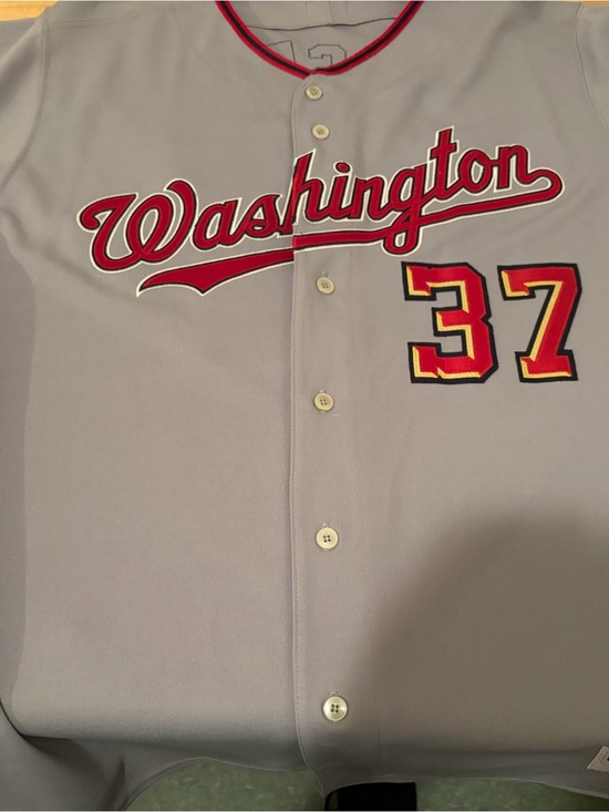 Majestic Other - Vintage Washington Nationals Stephen Strasburg Size 48 Majestic Jersey Gray MLB